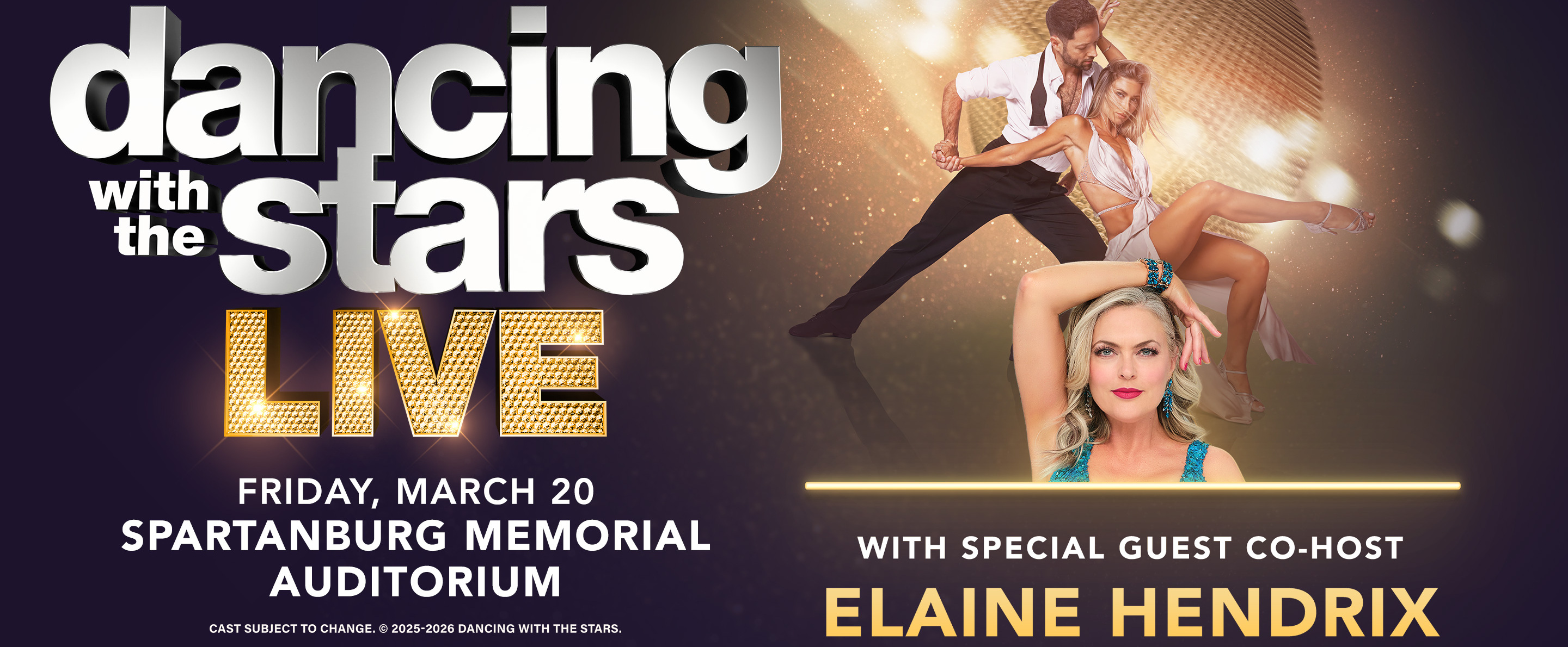 Dancing with the Stars: LIVE! | Spartanburg Memorial Auditorium