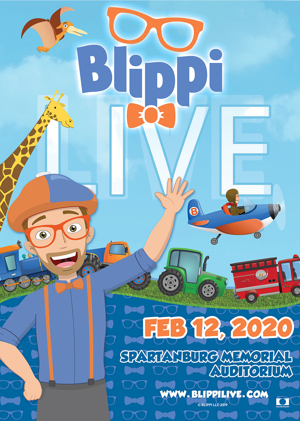 Blippi Live Spartanburg Memorial Auditorium