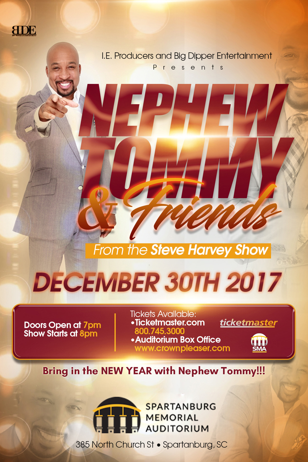 Nephew Tommy & Friends Spartanburg Memorial Auditorium