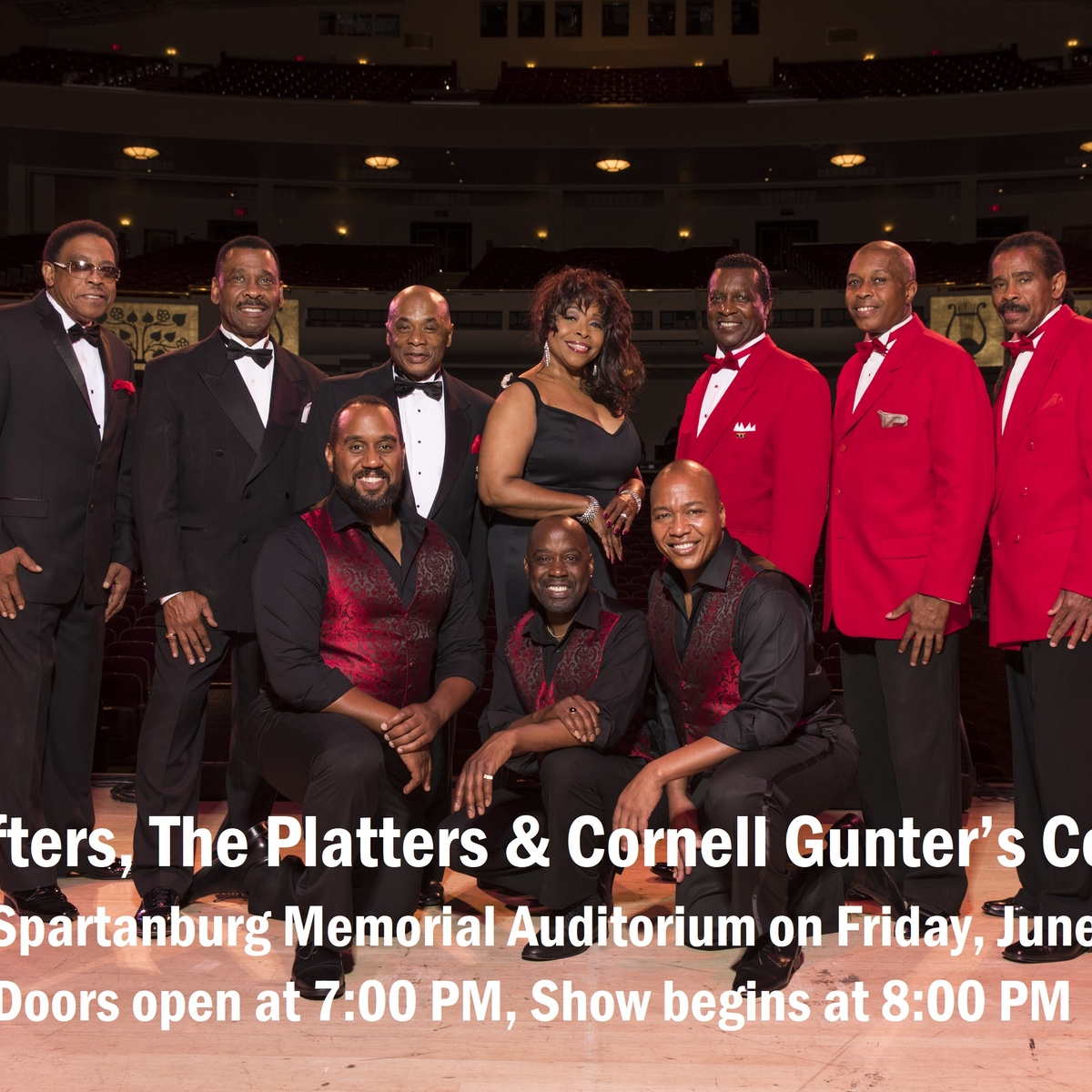 The Drifters, The Platters & Cornell Gunter’s Coasters Spartanburg