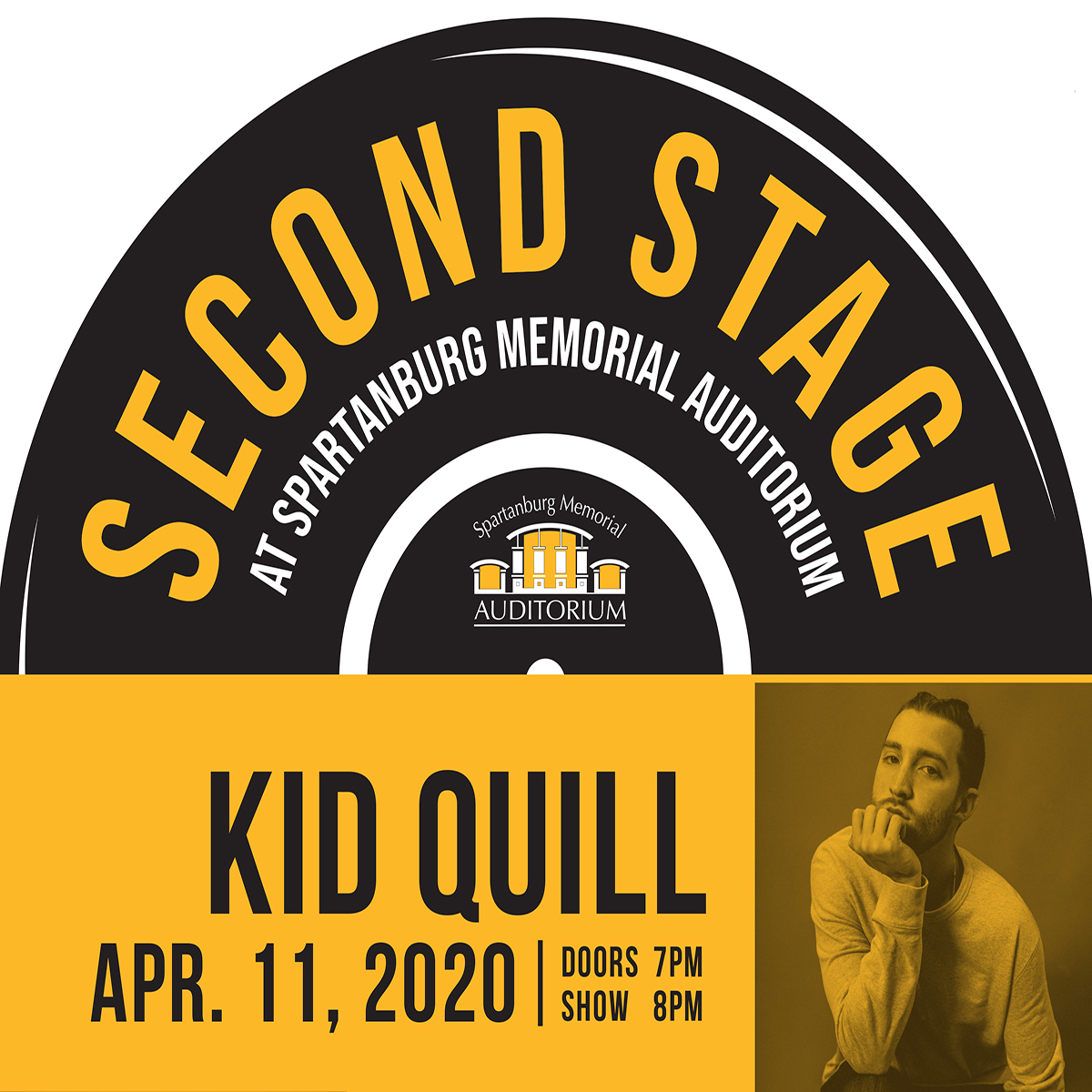 CANCELLED Kid Quill from Second Stage SMA Spartanburg Memorial